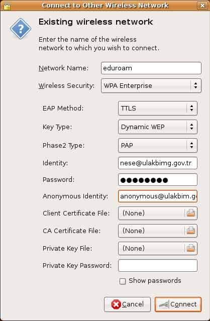 Ubuntu 7.10 Ayarlari
